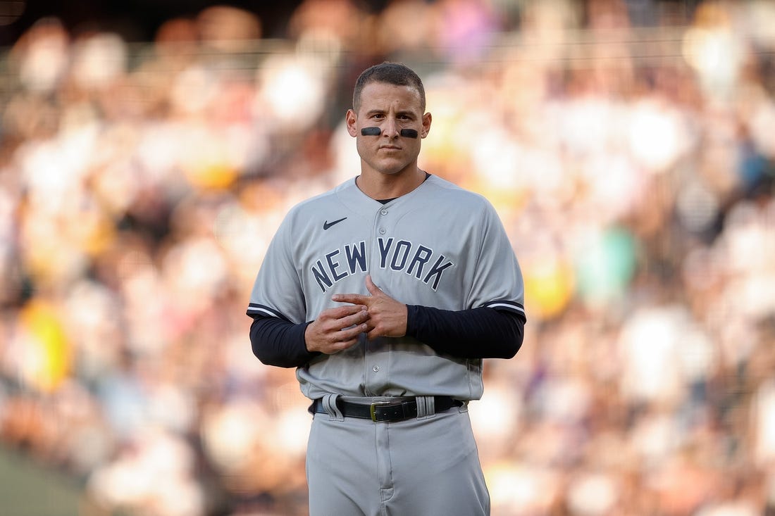 Yankees place 1B Anthony Rizzo on IL with concussion symptoms