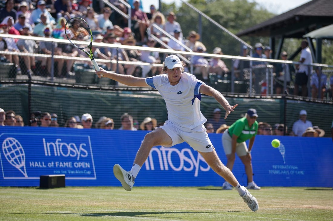 Alex Michelsen, Infosys Hall of Fame Open, Newport, Sunday, 7/23/23