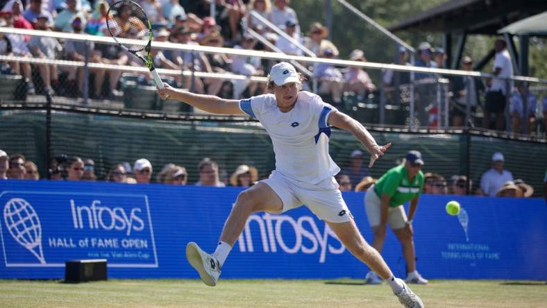 Alex Michelsen, Infosys Hall of Fame Open, Newport, Sunday, 7/23/23