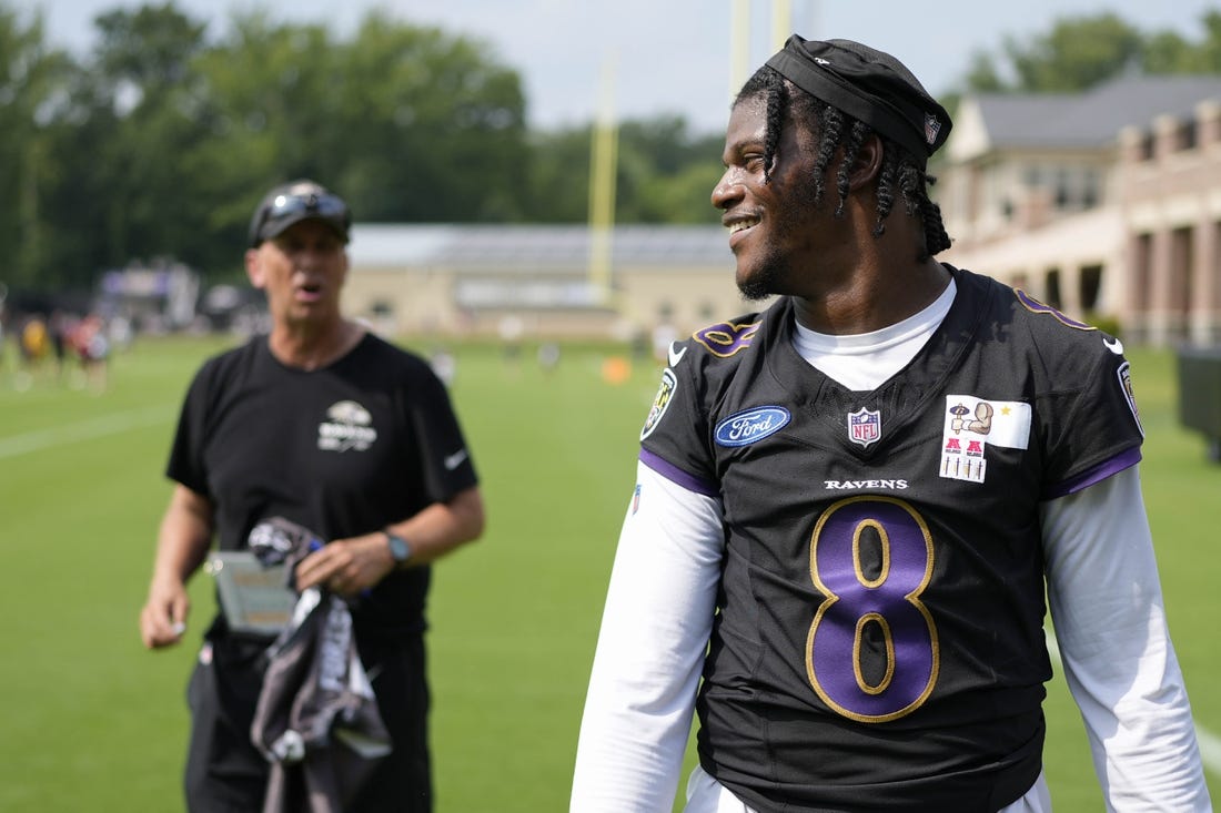 Tee Martin discusses how receivers work in offense with Lamar Jackson