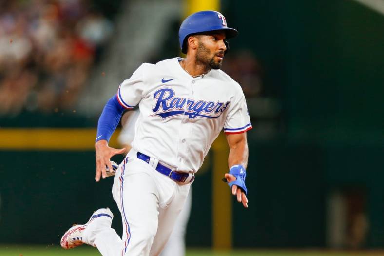 Semien, Garcia hit 3-run shots as Rangers rout Royals