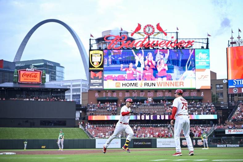 Nolan Arenado, Jordan Walker hit first-inning homers to power Cardinals  past Athletics 6-2