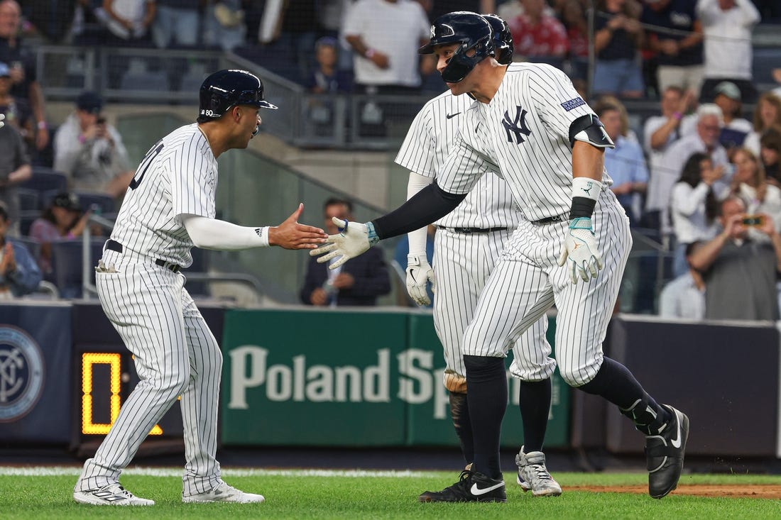 New York Yankees Superstar Aaron Judge Launches 3 Home Runs vs. Nationals -  Sports Illustrated NY Yankees News, Analysis and More