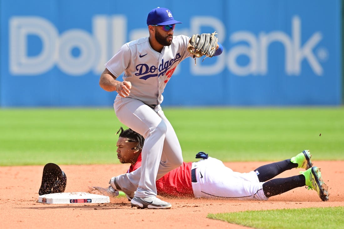 Dodgers All-Star Mookie Betts matches career high with five hits in win vs.  Guardians - The Boston Globe