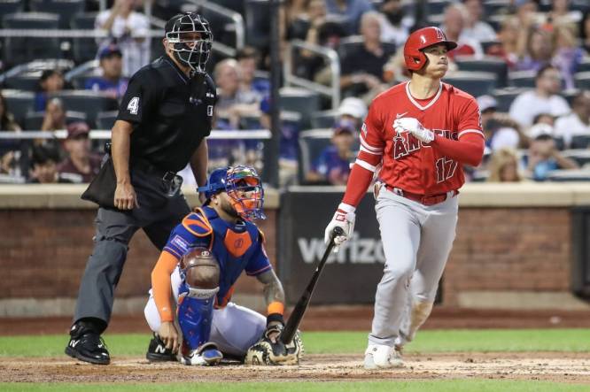 Angels' Shohei Ohtani Batting as Designated Hitter vs Mets after