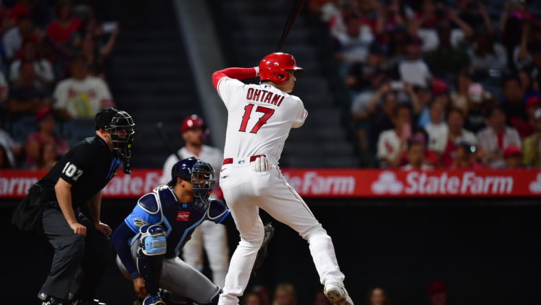 MLB: Game Two-Tampa Bay Rays at Los Angeles Angels