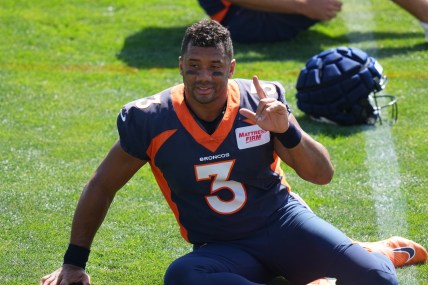 Denver Broncos quarterback Russell Wilson