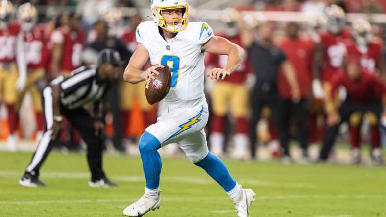 Los Angeles Chargers' Max Duggan