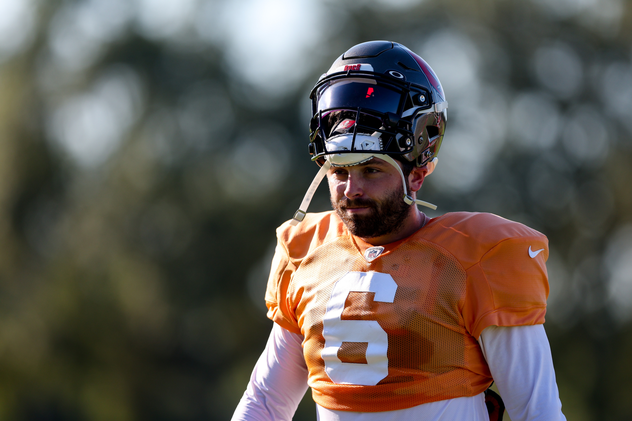 Bucs QBs Baker Mayfield, Kyle Trask to battle into training camp