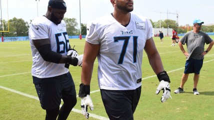 Tennessee Titans’ top free-agent signing Andre Dillard off to a rough start in training camp, could force big move