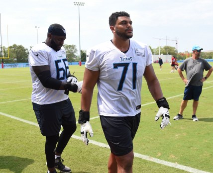Tennessee Titans’ top free-agent signing Andre Dillard off to a rough start in training camp, could force big move