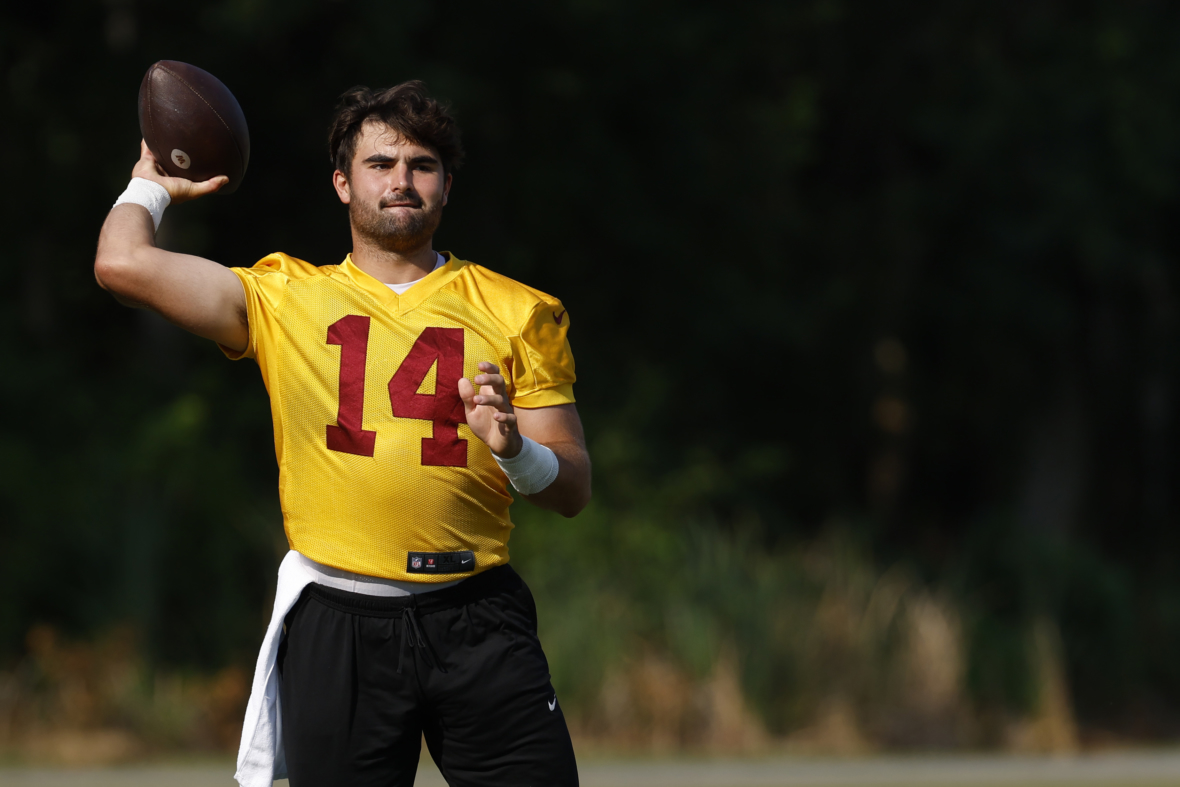 Washington Commanders QB Sam Howell Off to Good Start at OTA's