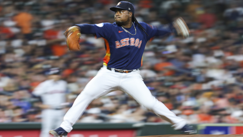 MLB on X: Framber Valdez was lights out when the @Astros needed