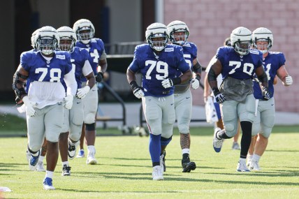 New York Giants continue to shuffle their offensive line to try to find the best fit