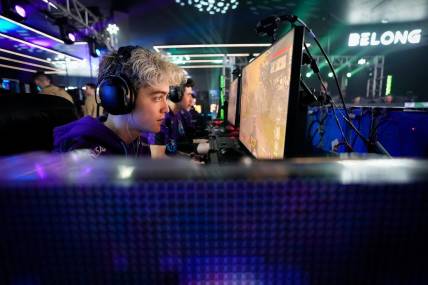 Eli "Standy" Bentz of Minnesota R  KKR competes in the Call of Duty League Pro-Am Classic esports tournament at Belong Gaming Arena in Columbus on May 6, 2022.

Call Of Duty Esports Tournament
