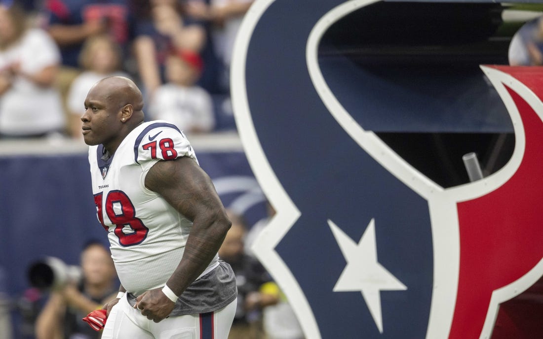 Houston Texans offensive tackle Laremy Tunsil during the first