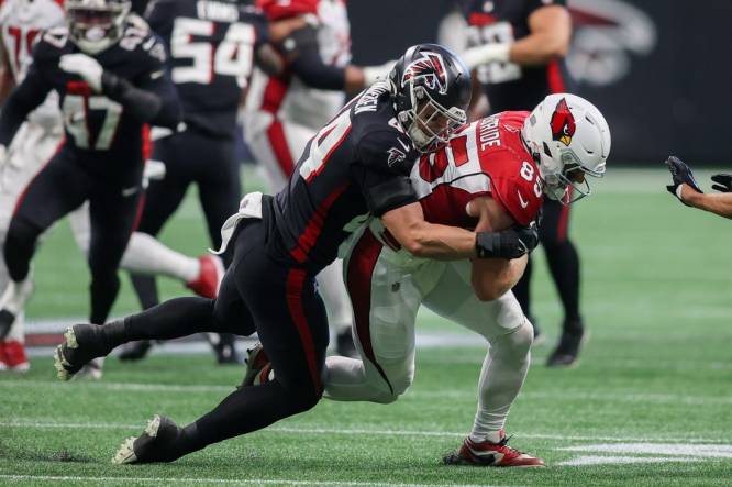 Falcons place LB Troy Andersen (shoulder/pec) on IR