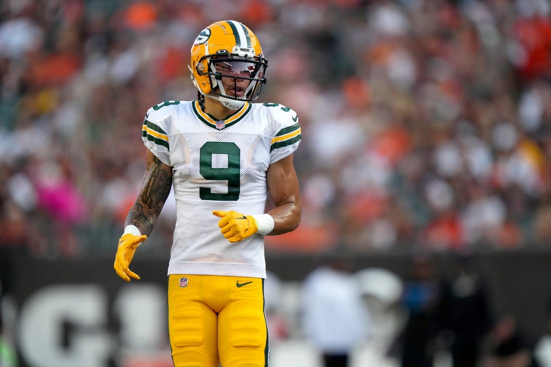 Packers WR Christian Watson (hamstring) ruled out for Week 1