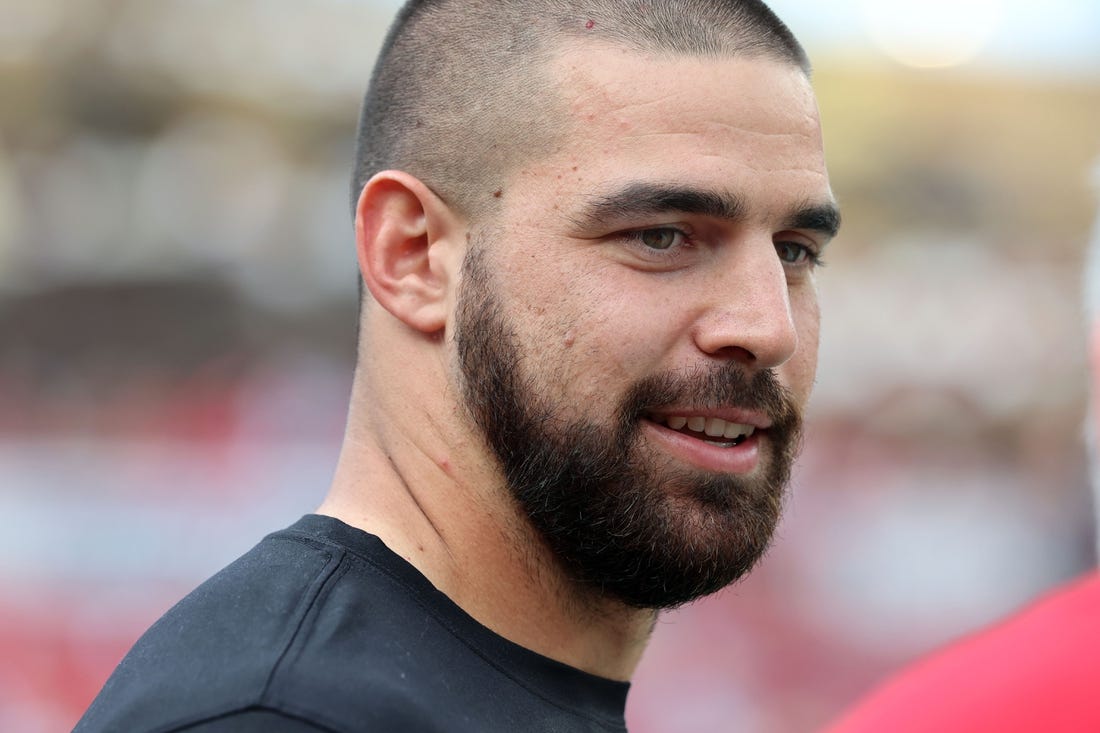 Aug 26, 2023; Tampa, Florida, USA;  Baltimore Ravens tight end Mark Andrews (89) looks on against the Tampa Bay Buccaneers at Raymond James Stadium. Mandatory Credit: Kim Klement Neitzel-USA TODAY Sports