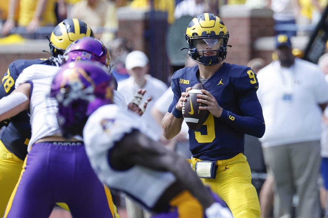 J.J. McCarthy leads No. 2 Michigan over East Carolina 30-3 without