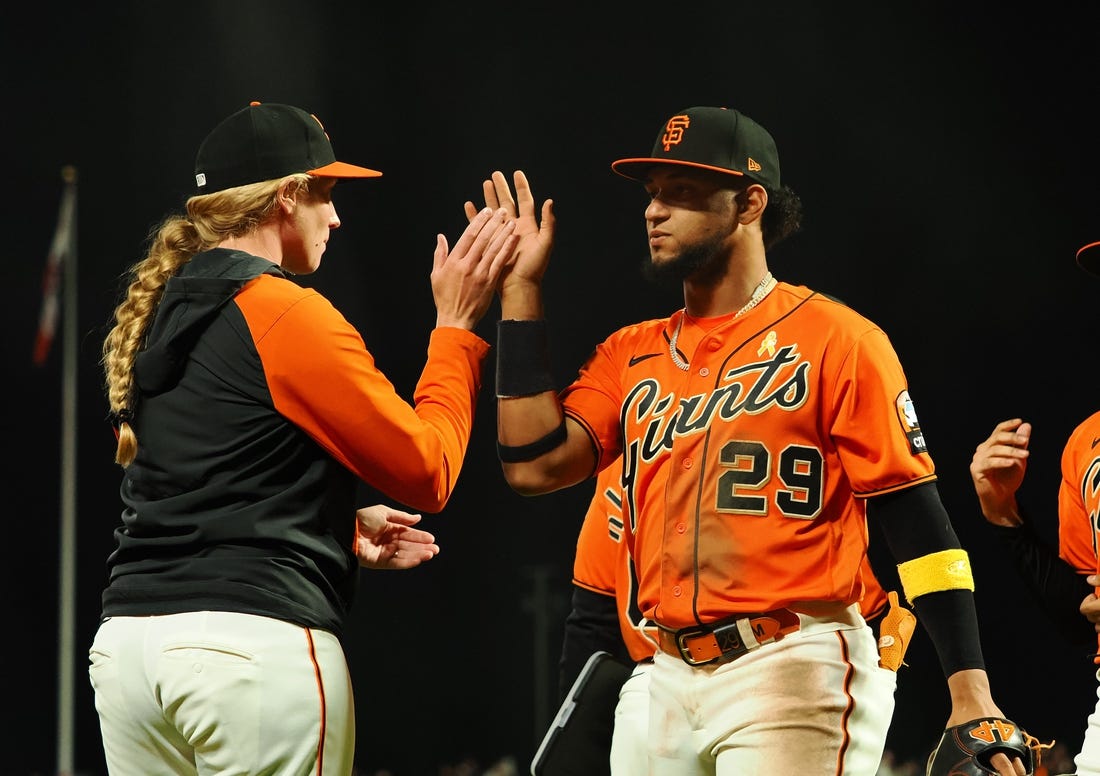 Luis Matos continues hot streak with hit in first at-bat in Giants win