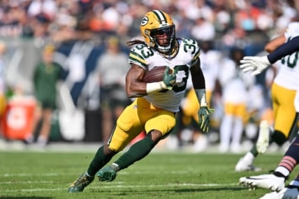 Green Bay Packers running back Aaron Jones