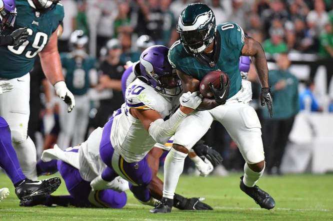 NFL 2023: Philadelphia Eagles def Minnesota Vikings, Jordan