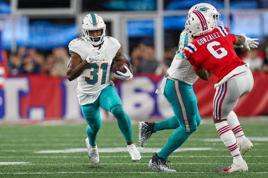 Dolphins vs Patriots Fantasy Football Worksheet, Week 17