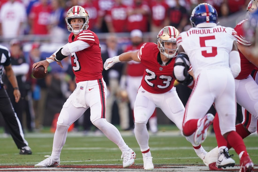 49ers - Giants PREDICTION — Brock Purdy vs Daniel Jones 