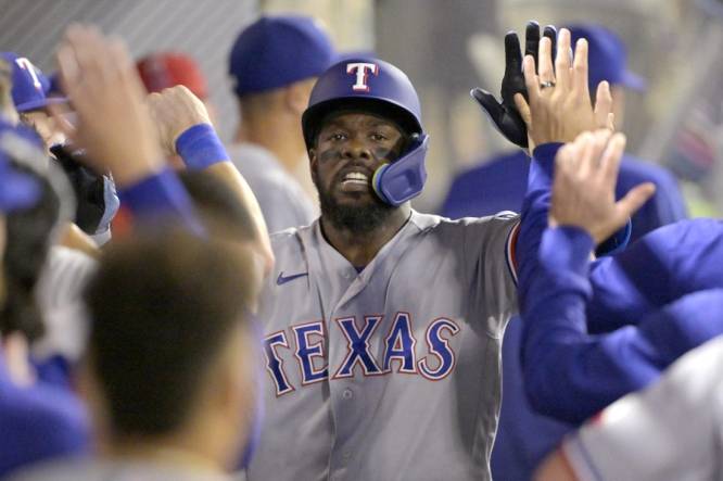 The Texas Rangers are pounding the ball with an offense that leads