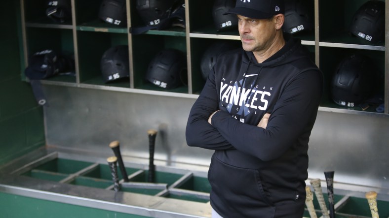 New York Yankees manager Aaron Boone