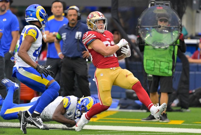 49ers RB Christian McCaffrey not worried about heavy workload to open season