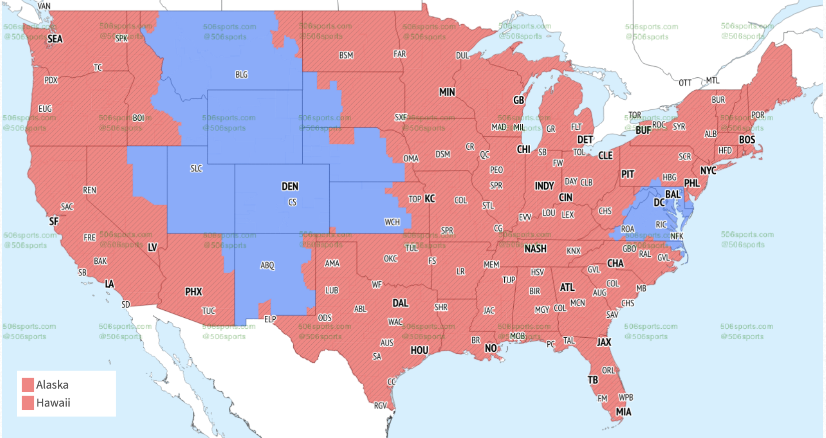 NFL Coverage Map Week 2: NFL TV Map, Broadcast Info For Sunday's Games