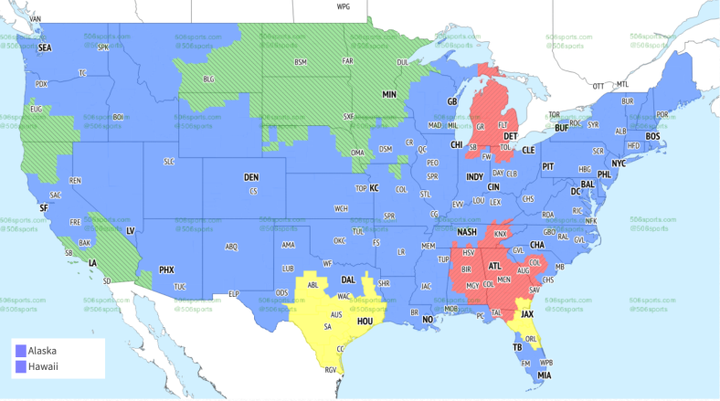 NFL coverage map Week 3: NFL TV map, broadcast info for Sunday's games,  best games to watch