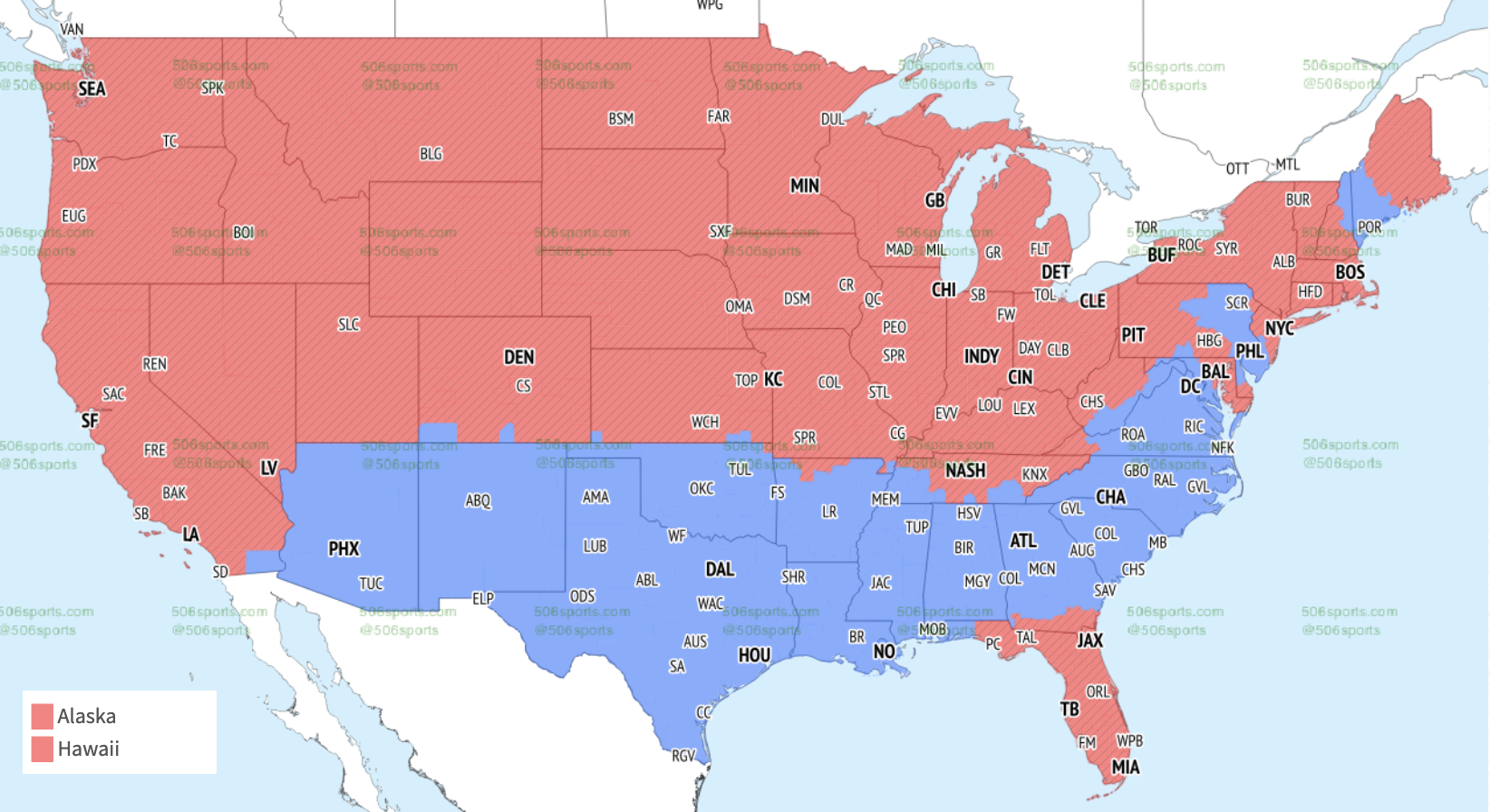 NFL Coverage Map Week 3: NFL TV Map, Broadcast Info For Sunday's Games ...