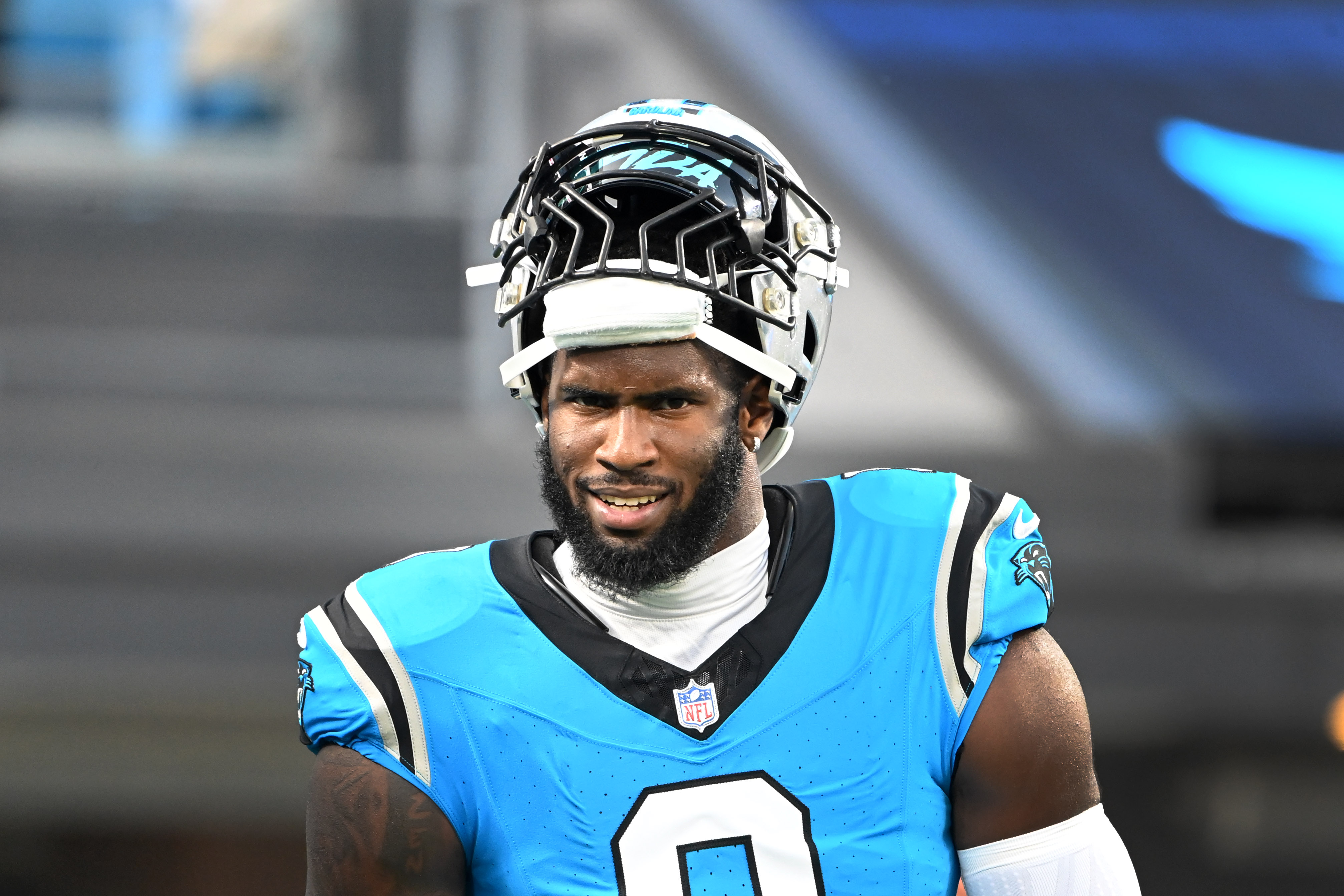 November 6, 2022: Brian Burns (53) of the Carolina Panthers during WEEK 9  of the NFL regular season between the Carolina Panthers and Cincinnati  Bengals in Cincinnati, Ohio. JP Waldron/Cal Sport Media/Sipa