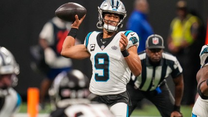 WATCH: Carolina Panthers top overall pick Bryce Young scores first touchdown in NFL