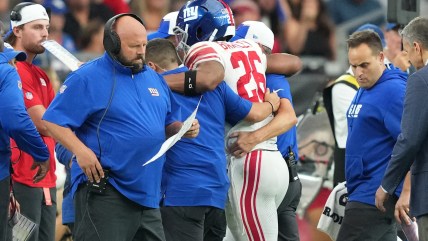 New York Giants’ Saquon Barkley to miss 3 weeks with ankle injury