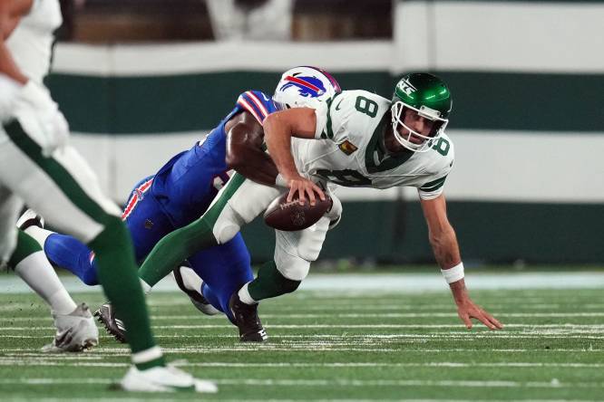 Jets vs. Bills score, takeaways: New York overcomes Aaron Rodgers injury  with walk-off punt return TD in OT 