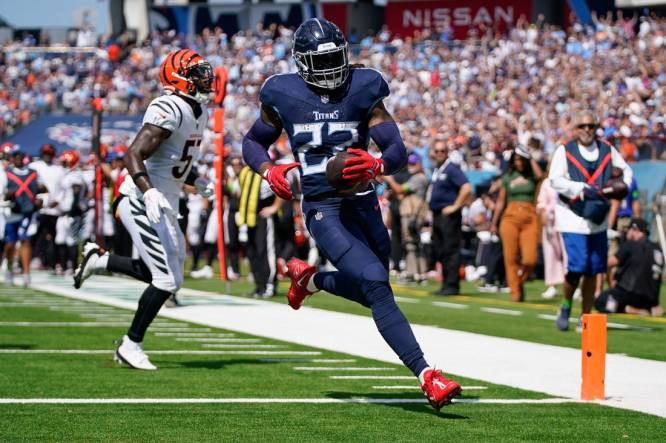 Tennessee Titans vs. Cincinnati Bengals, Nissan Stadium - Nashville,  October 1 2023