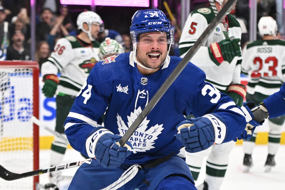 NHL roundup: Austin Matthews’ 2nd straight hat trick lifts Leafs