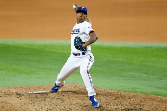 MLB: ALDS-Baltimore Orioles at Texas Rangers