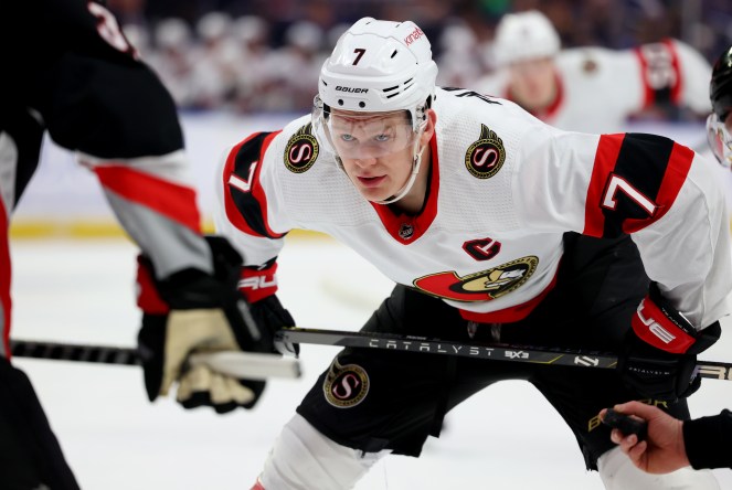 NHL: Ottawa Senators at Buffalo Sabres