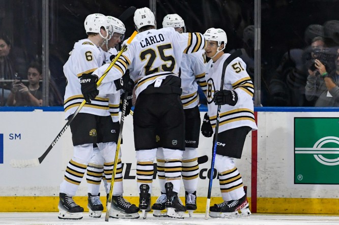 NHL: Preseason-Boston Bruins at New York Rangers