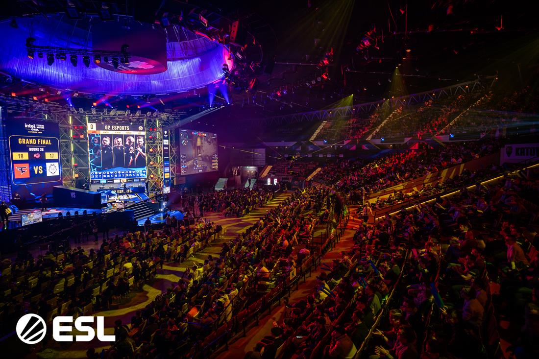 The stage at IEM Katowice 2022.