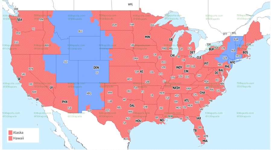 NFL Coverage Map Week 5: TV Schedule for FOX, CBS Broadcasts