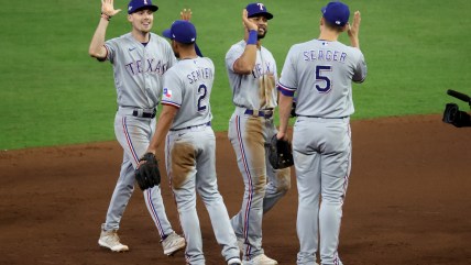 Texas Rangers are rolling through the playoffs and maybe into postseason history