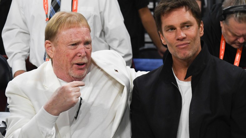 Tom Brady and Las Vegas Raiders owner Mark Davis