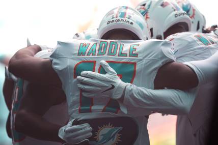 Miami Dolphins' Jaylen Waddle