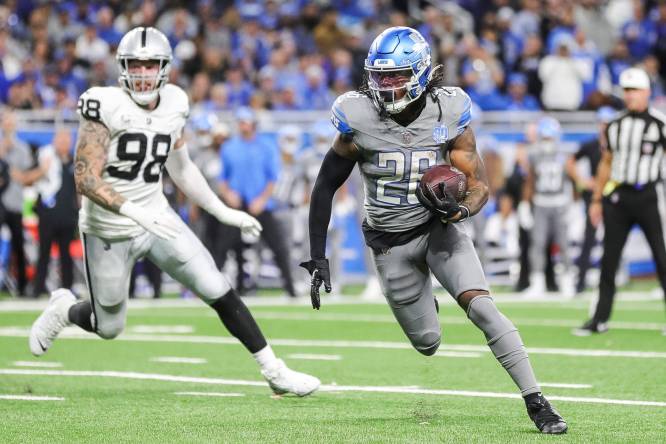 monday night football: las vegas raiders, detroit lions